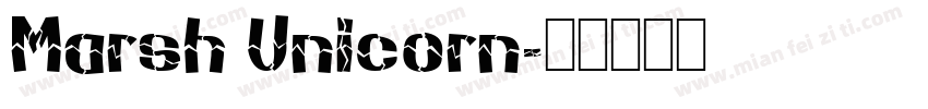 Marsh Unicorn字体转换